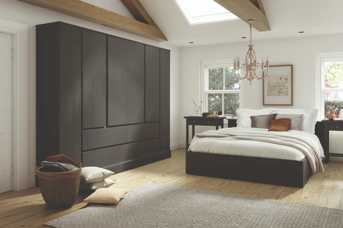 Hinged door fitted wardrobe by Glide and Slide